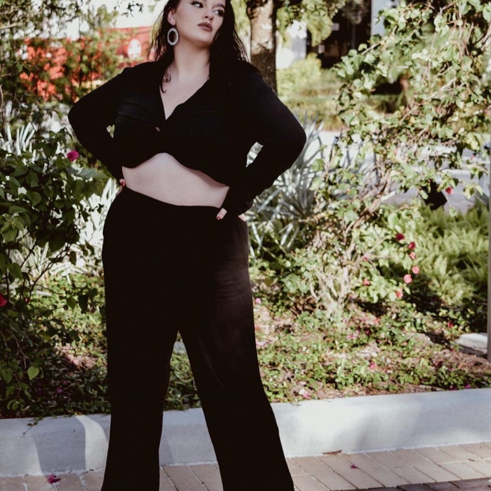 Forever 21 wide leg light weigh pants